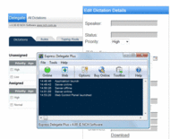 Express Delegate Dictation File Manager screenshot